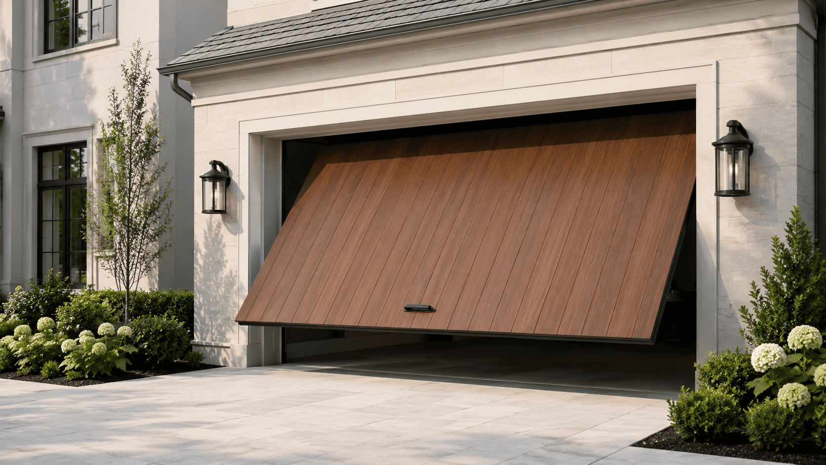 Garage door repair in progress — Point Cook